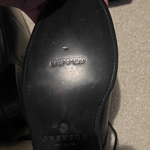 Grenson Black Perforated Derbys - Picture 6 of 8